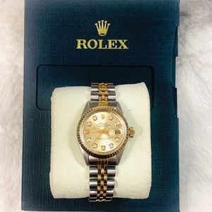COPY - 100% AUTHENTICRolex 18k Oyster Perpetual D…